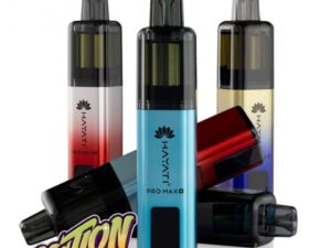 Hayati Pro Max Plus – 6000+ Puffs | Refillable & Reusable | 20MG | Smart Display Vape 🔹