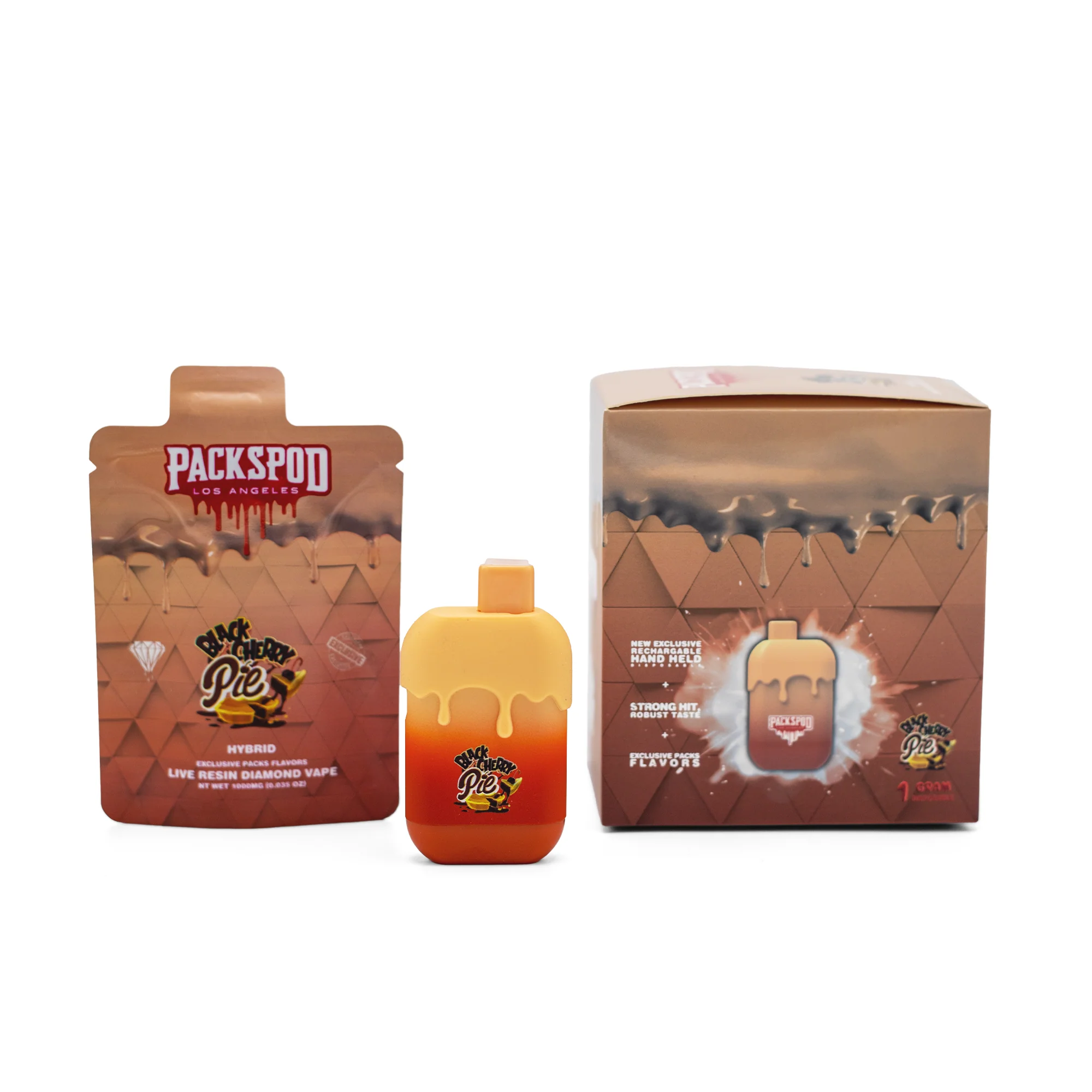 New Empty PacksPods Live Resin 1g Vape 🟧 - Image 3