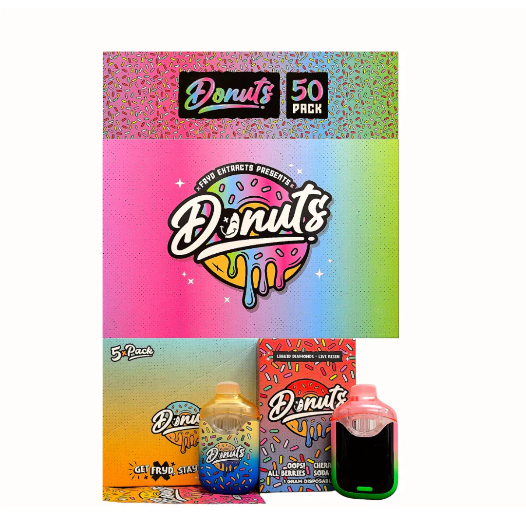 FRYD Extracts – Donuts 1ML (Empty) | Refillable Dual-Flavour Pod Device - Image 2