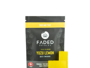 Faded Cannabis Co. Yuzu Lemon Jelly Blocks