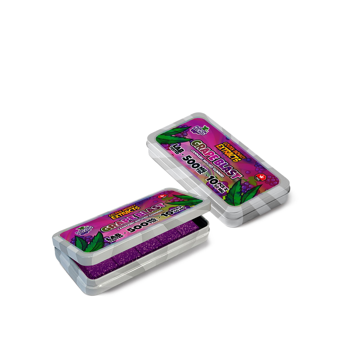 Golden Monkey Extracts Grape Blast Gummies - Image 3