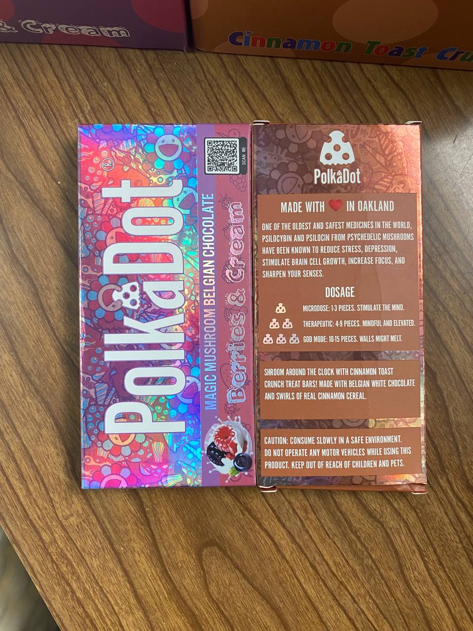 POLKADOT Magic Shroom-Belgian Chocolate (Dark)