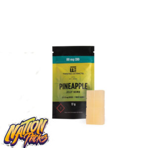 Twisted Extracts Pineapple CBD Jelly Bomb