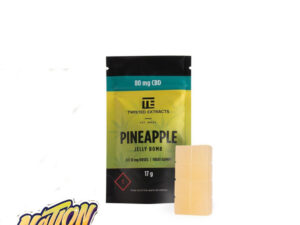 Alternative view of Twisted Extracts Pineapple CBD Jelly Bomb