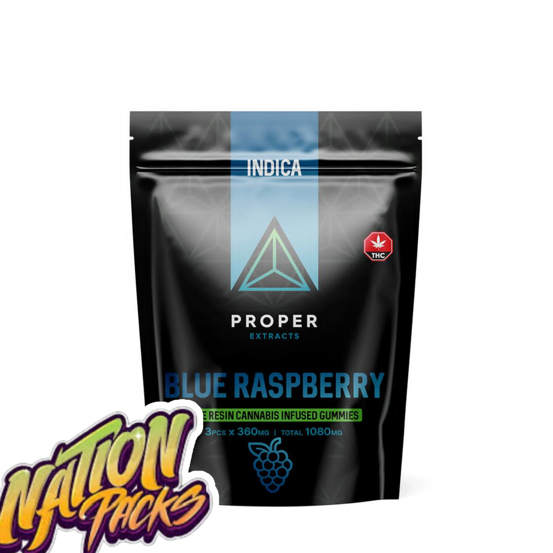 Proper Extracts Indica Blue Raspberry Gummies